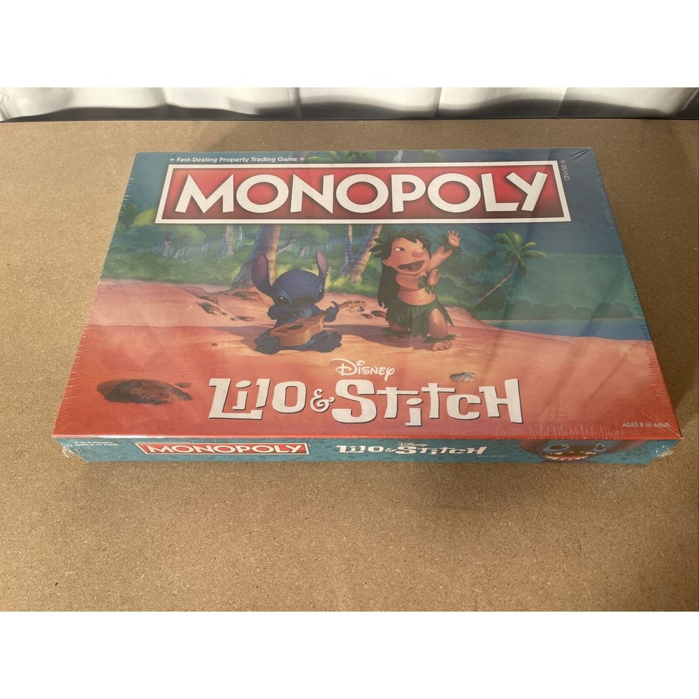 MONOPOLY: Disney Lilo & Stitch Board Game SEALED UNOPENED FREE SHIPPING